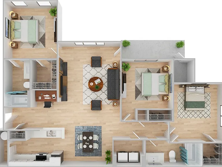 3 Bedroom | 2 Bath | 1309 SF | Renovated 3 Bedroom | 2 Bath | 1309 SF | Renovated