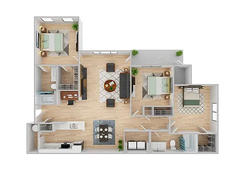 Floor plan Mustang | Renovated