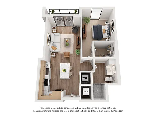 Floor plan D1-1