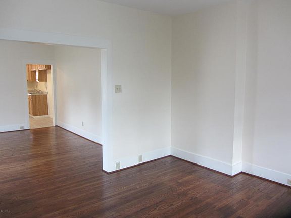 Hardwood floors in living room