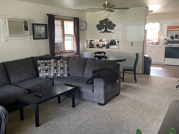 Updated view of living room walls painted