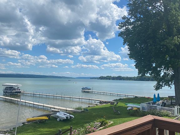 Deck view looking southward down Owasco lake