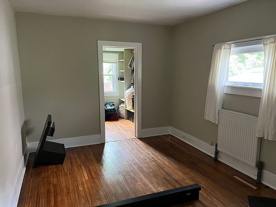 Master bedroom with walk-in closet