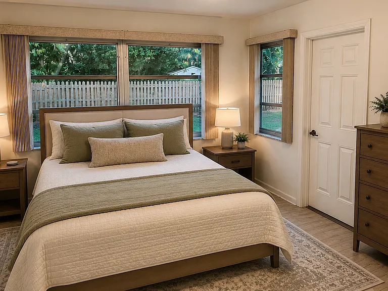 AI photo showing previous photo to visualize furniture.