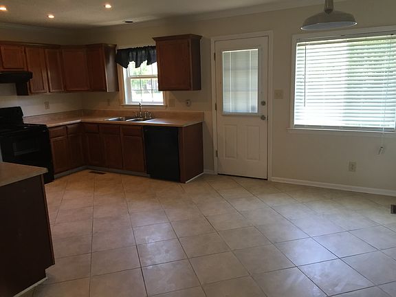 kitchen and dining area
