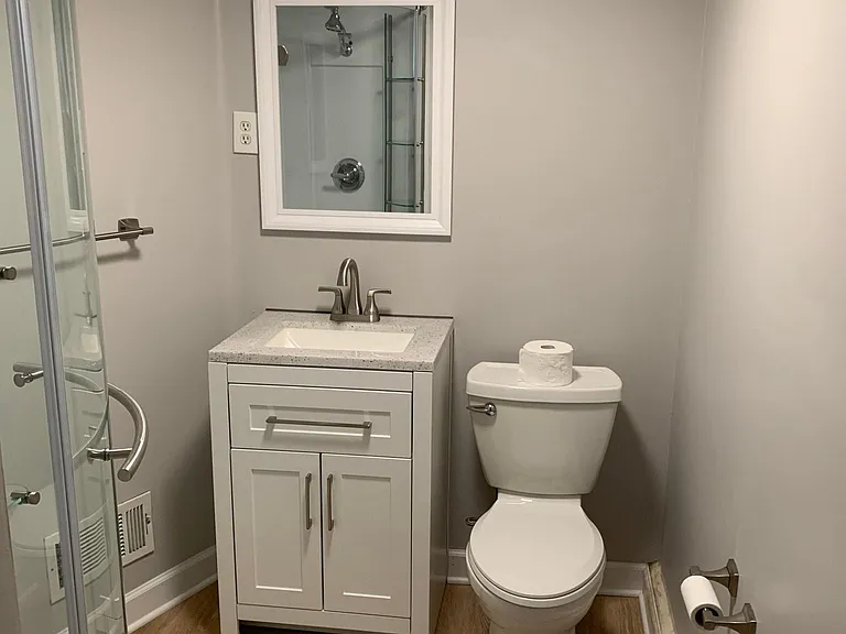 Remodeled bathroom