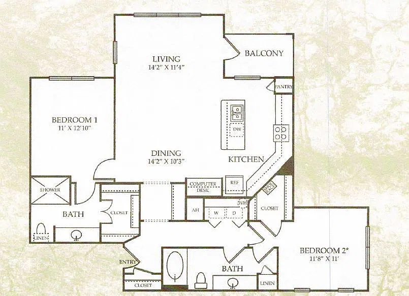 Floor plan 2-B4