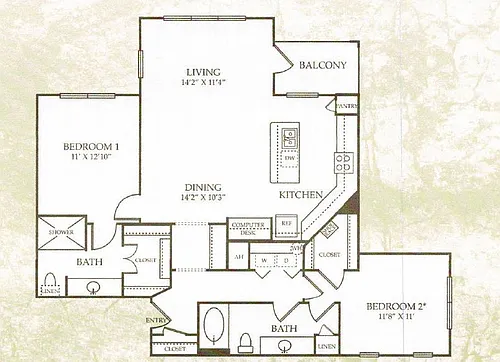 Floor plan 2-B4
