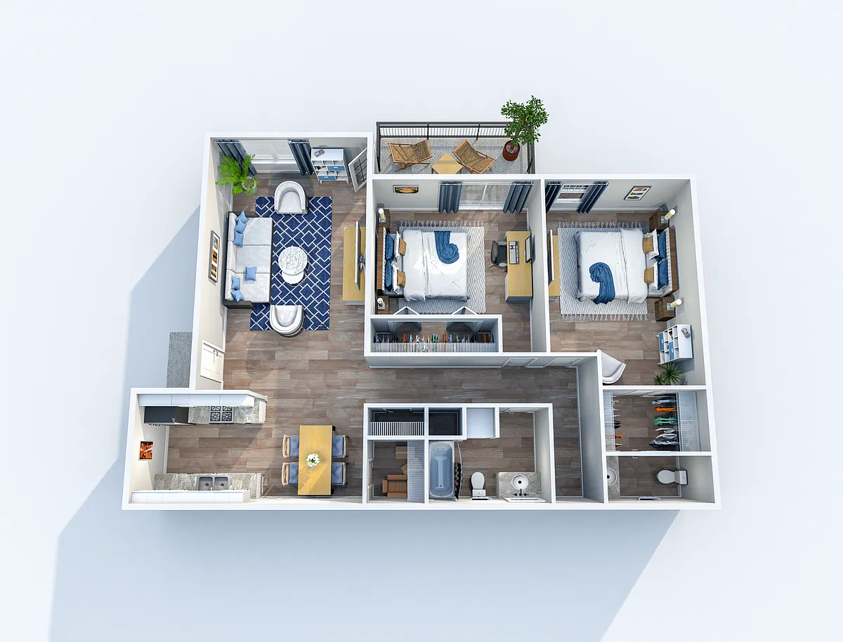 Floor plan B2