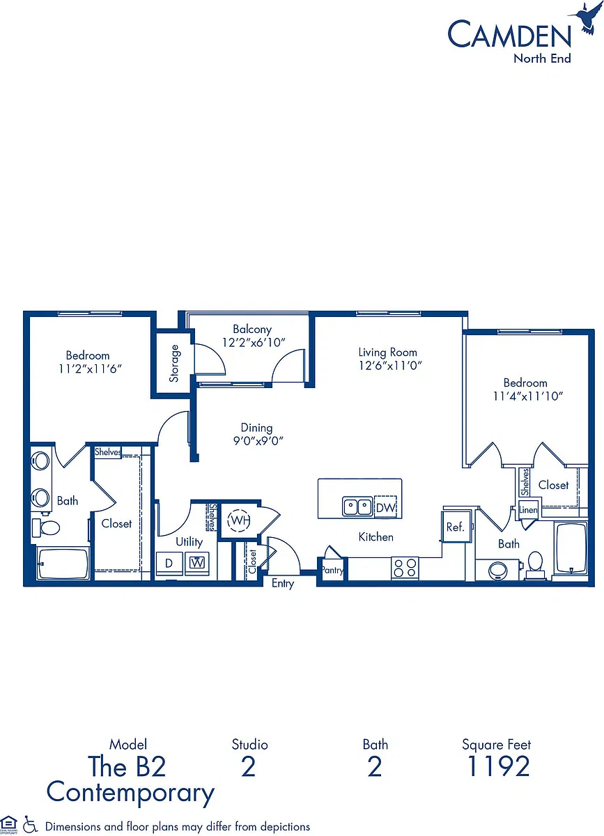 Floor plan The B2