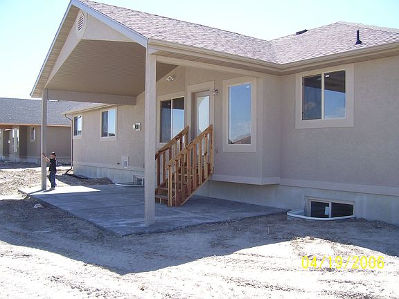 Back view/patio before purchase