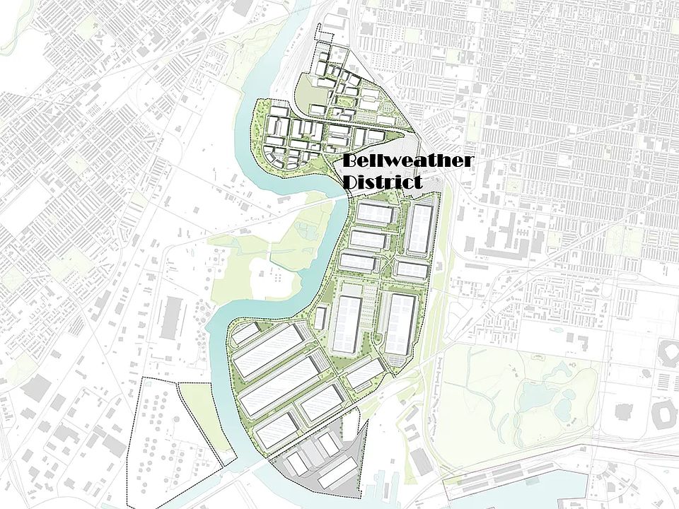 Bellweather district next to forgotten bottom