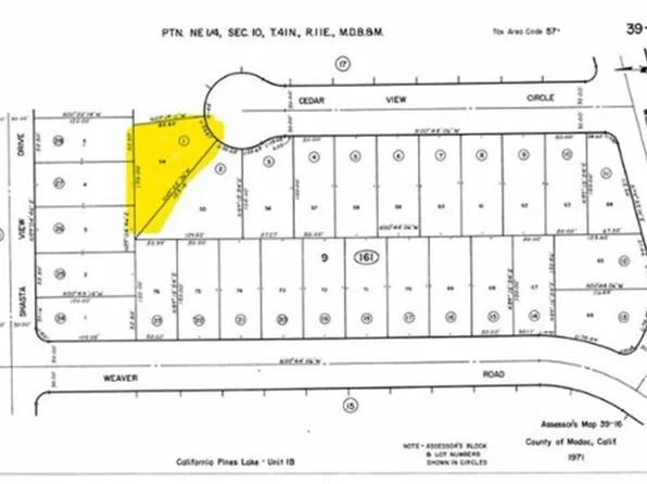 0 Cedar View Cir Lot 54, Alturas, CA 96101
