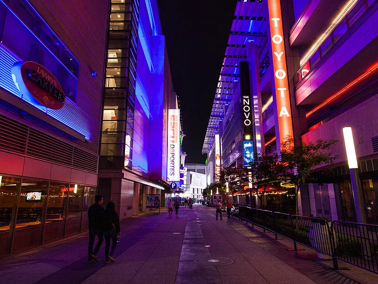Evening at LA Live