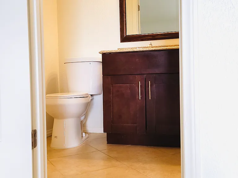 1/2 Bath In Primary Bedroom