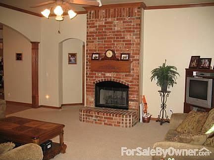 Living and Fireplace