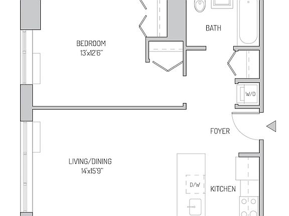 2nd image of 81 Fleet Pl APT 6Q