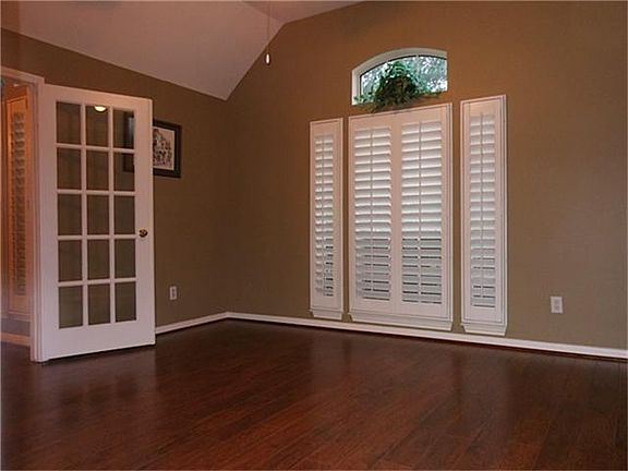 Another view of the study with French doors!