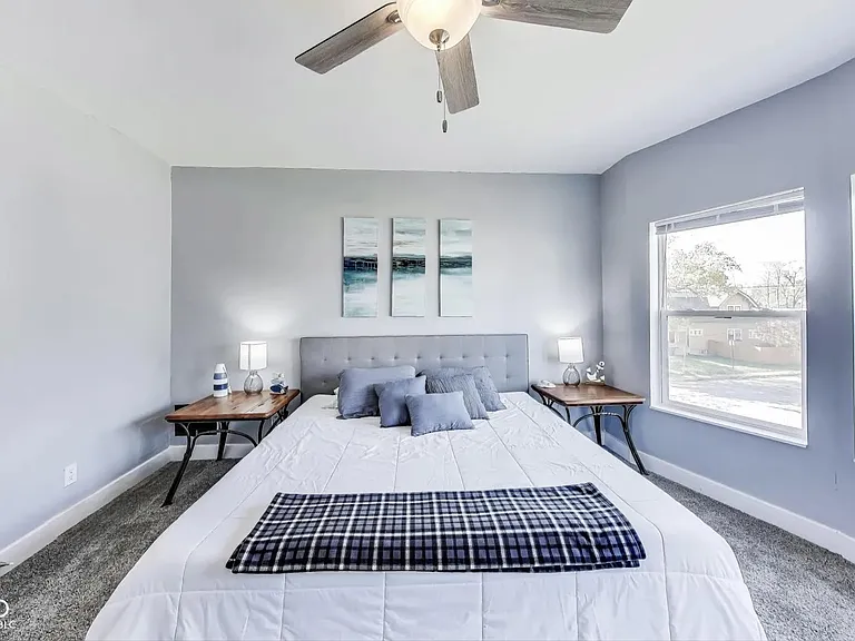 master bedroom - staged