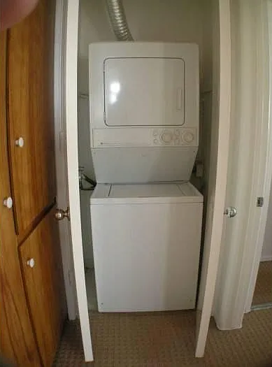 Laundry in hallway