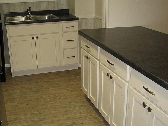 Nice, fresh and updated area for you to cook your own meals.