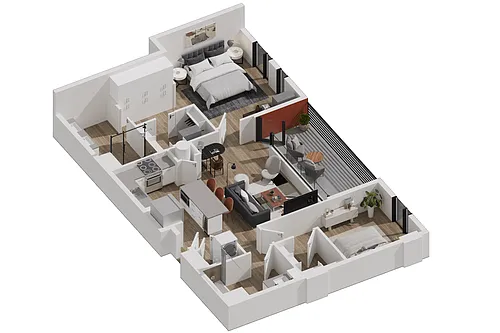 Floor plan B3