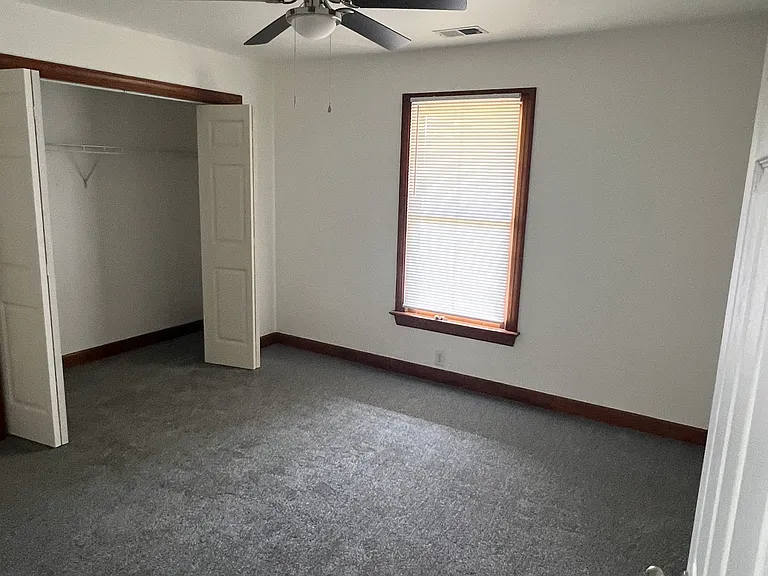 1st bedroom on the left w/ large closet