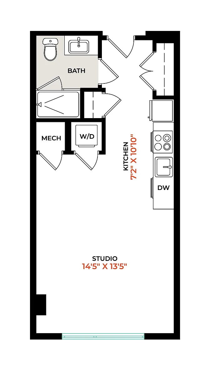 Floor plan S2A