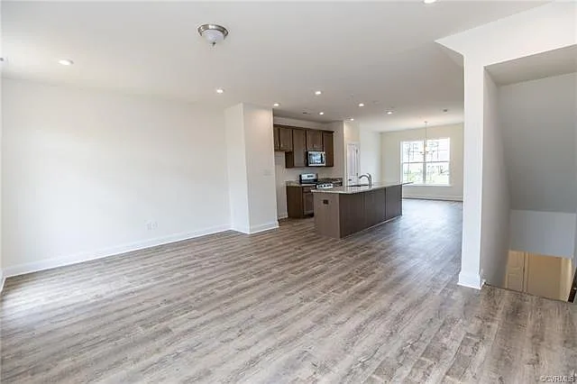 2nd level Living, nd kitchen full view