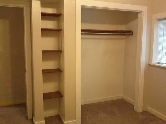 All bedrooms have closets