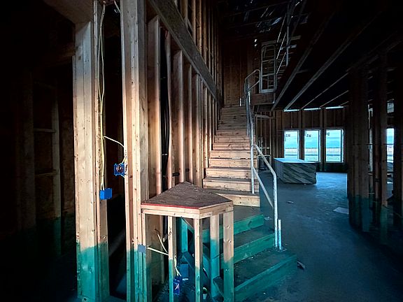 Construction progress - grand staircase
