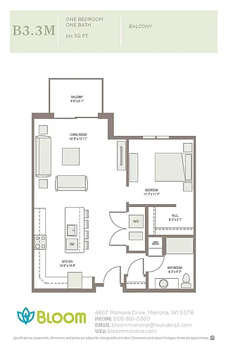 Floor plan B33M
