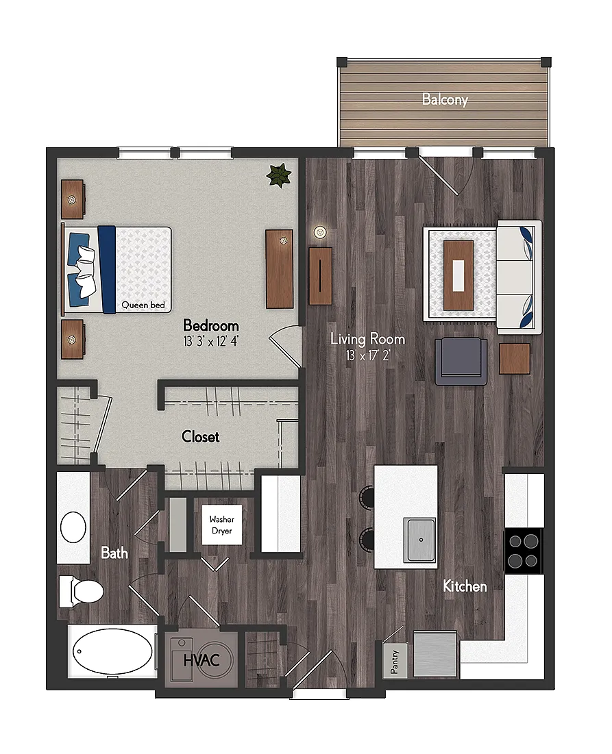 Floor plan Hendrix