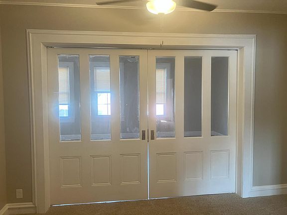 Doors to living room