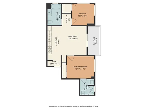 Floor plan 2Bedroom Unit
