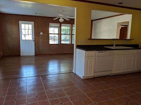 Looking into living room from the kitchen