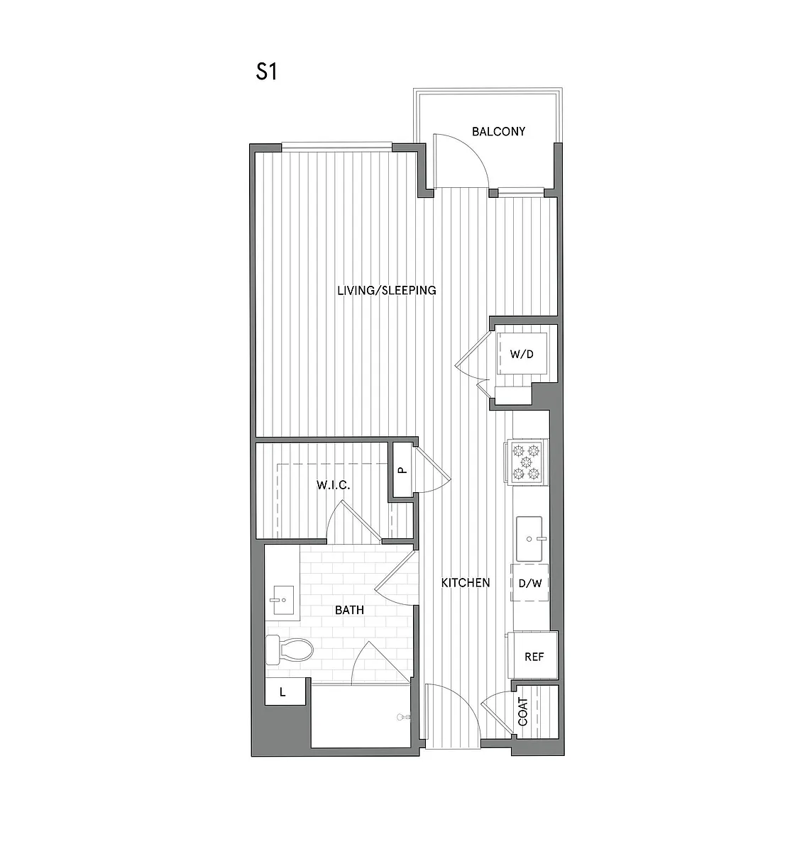 Floor plan Studio