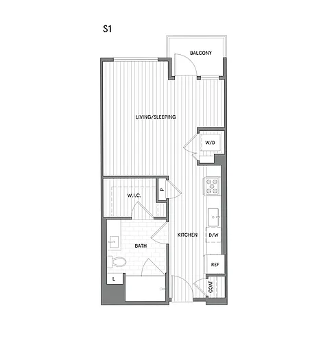 Floor plan Studio