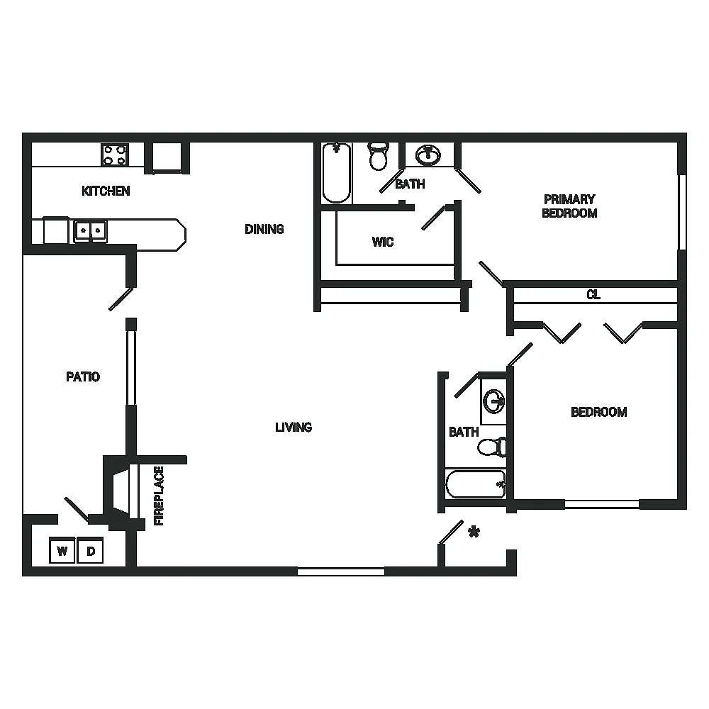 Floor plan Bluebonnet