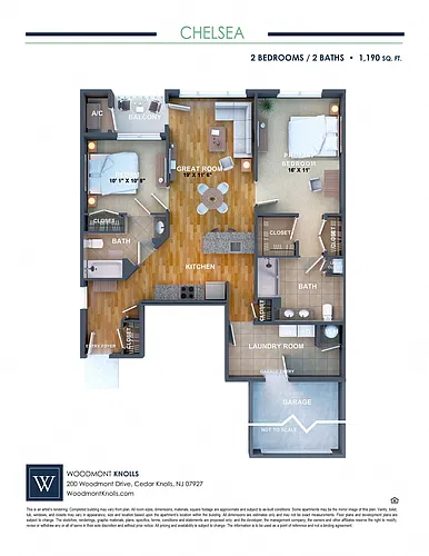 Floor plan Chelsea