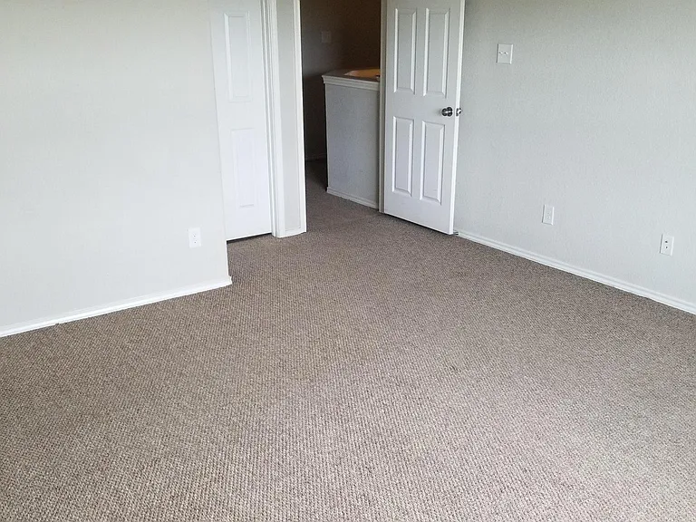 Master bedroom facing master bedroom door