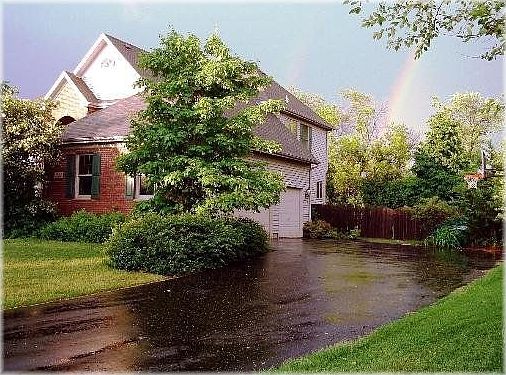 Driveway and 3 Car Garage