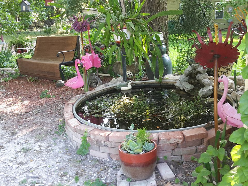 Pond off driveway