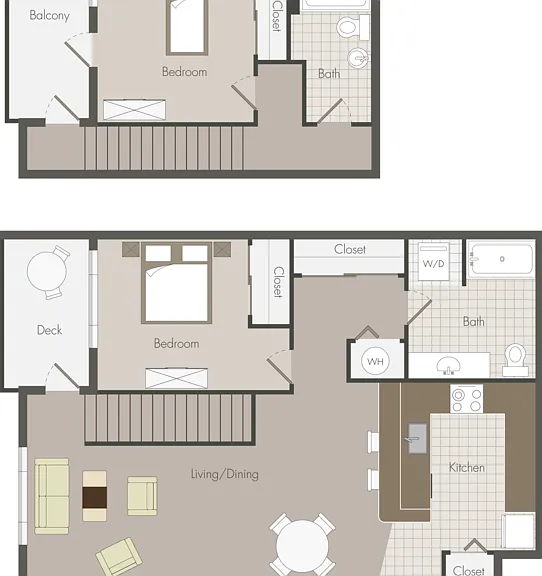 North Tower B3 floor plan Hanna Heights