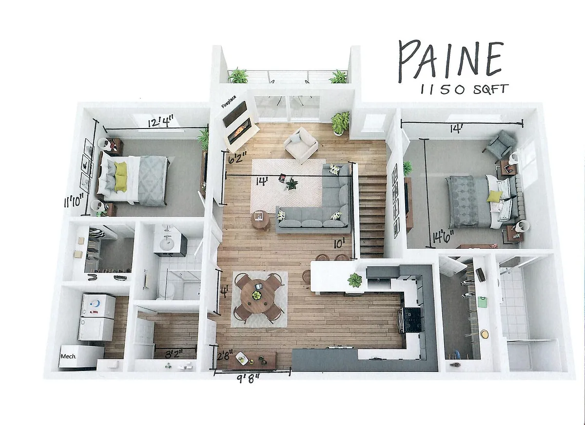 Floor plan Paine