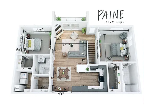 Floor plan Paine