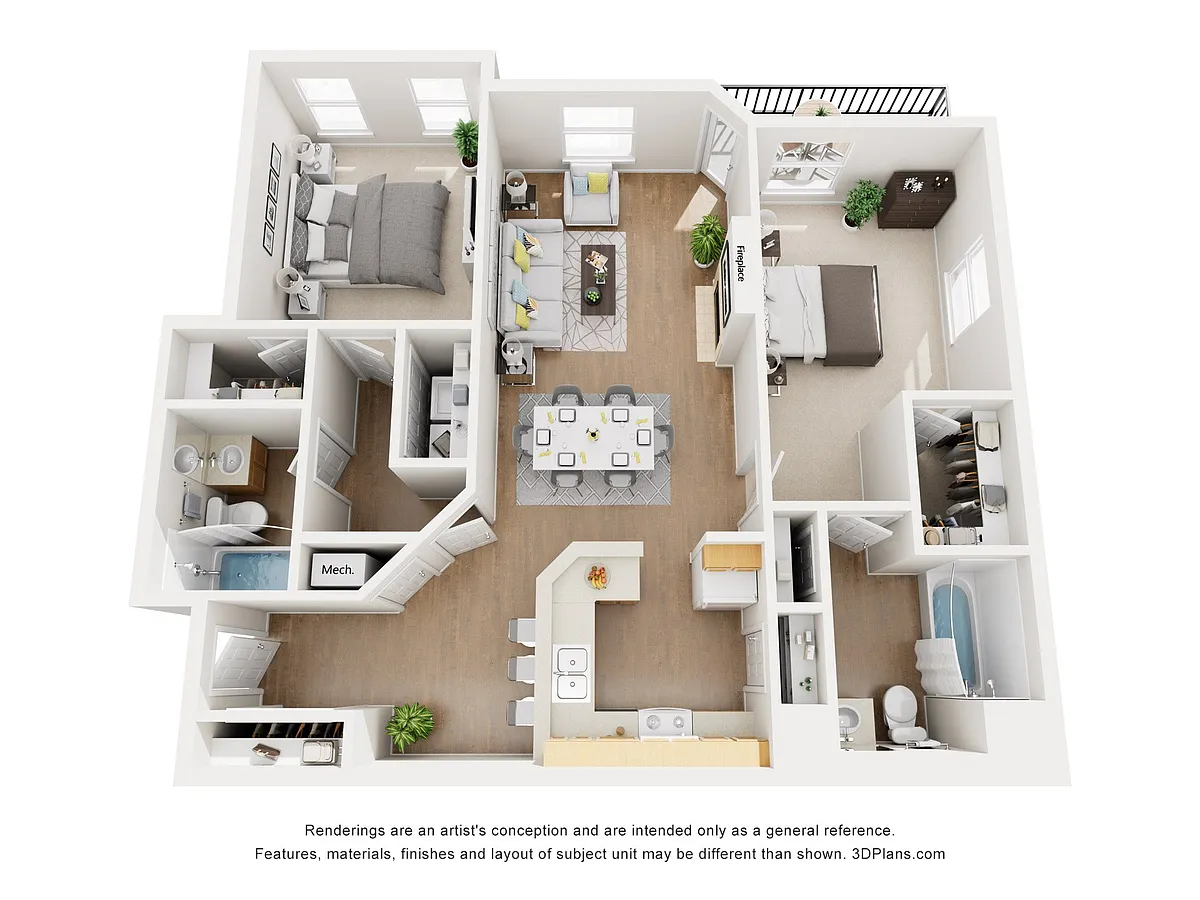 Floor plan B4