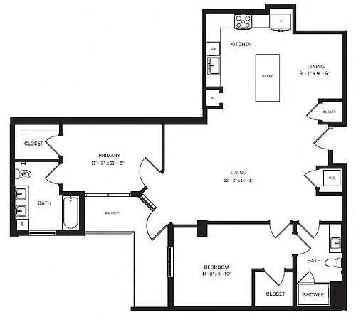 Floor plan B2