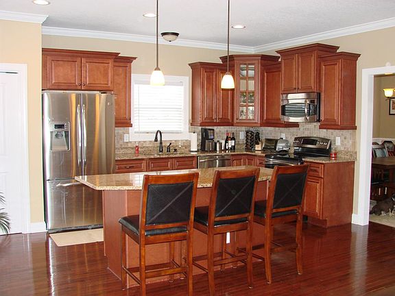 Open Floor Plan Living Room into Upgraded Kitchen