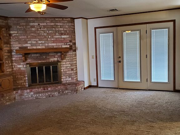 Living area and outdoor patio doors